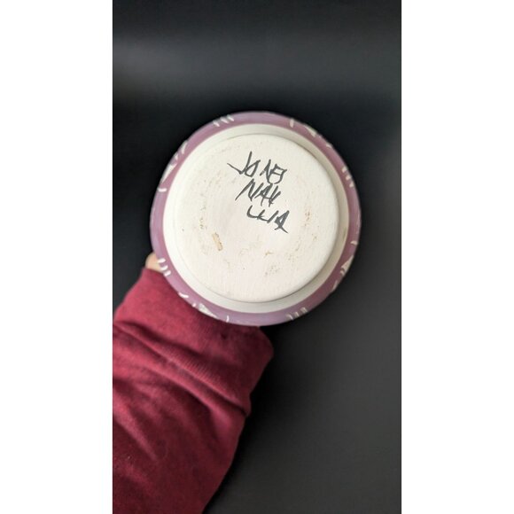 Mesa Verde Navajo Pottery Vase Signed By Artist With Geometric Design - Picture 4 of 14